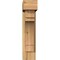 Ekena Millwork Merced Block Rough Sawn Bracket w/ Offset Brace, Western Red Cedar, 6"W x 18"D x 26"H BKT0604X18X26MRC05RWR - alternate 2
